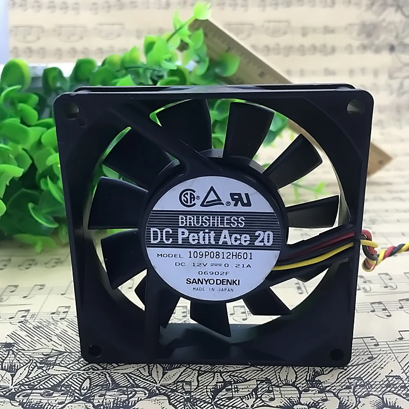 

Good Quality Sanyo 8020 12V 0.21A 109P0812H601 Cooling Fan