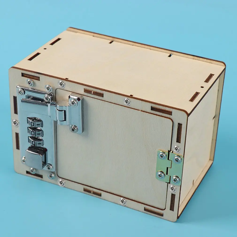 암호 상자 DIY 어린이 과학 학교 프로젝트 실험 키트, 어린이를 위한 과학 장난감 소년 STEM 교육 완구