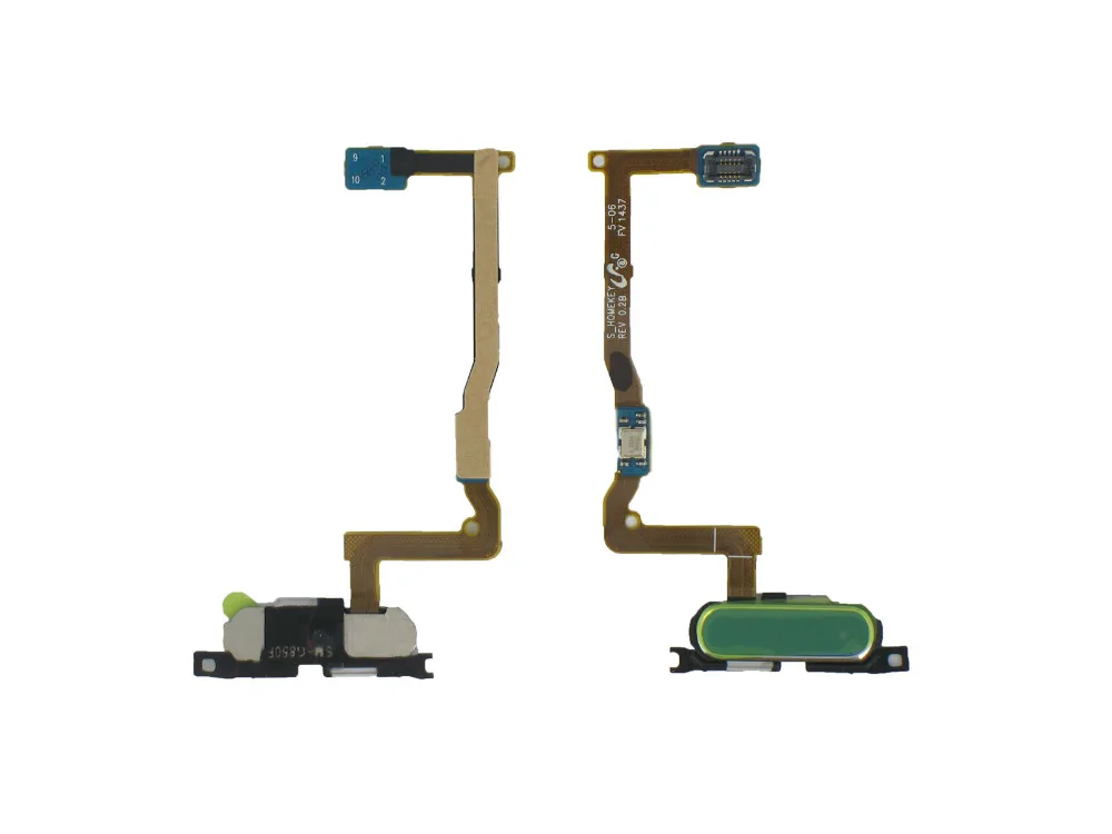 Home Key Button Flex Cable For Samsung Galaxy Alpha SM-G850F G850A White/Black/Gold/Gray/Blue Color return functions