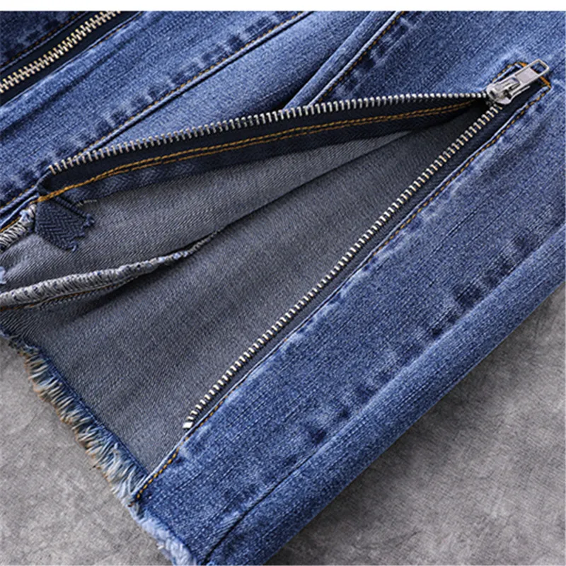 Jeans for Women Spring Autumn Loose High Waist Jeans Fashion Zipper High Elastic Denim Pencil Pants Female Casual Stretch Jeans