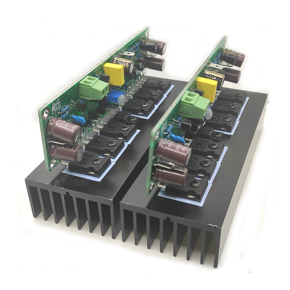 Amplificador Mono FET com Radiador, Placa de som montada, MOSFET de áudio, dissipador de calor, 2Pc, L15 IRFP240 IRFP9240
