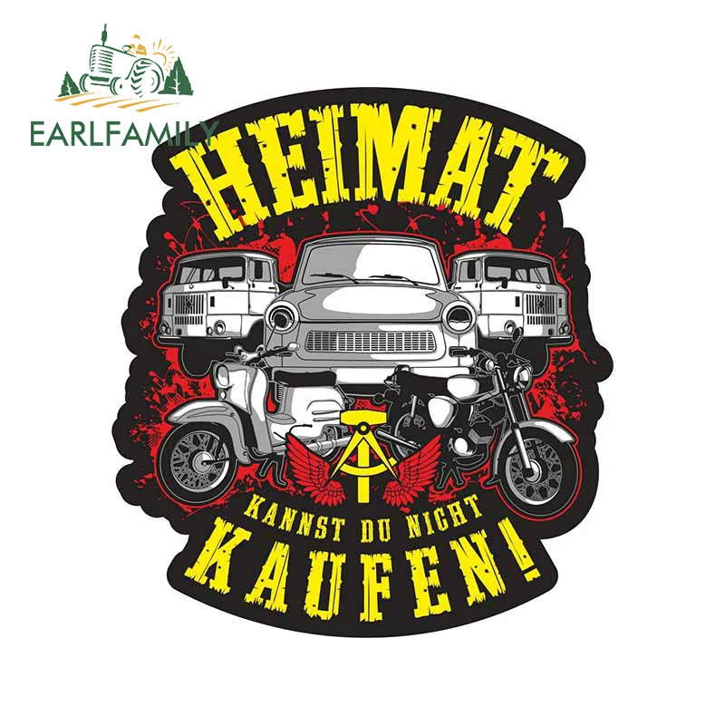 EARLFAMILY 13cm x 11,8 cm Heimat Kannst Du Nicht Kaufen Aufkleber Klassische Auto Aufkleber Heckscheibe Stamm Motorrad Dekoration