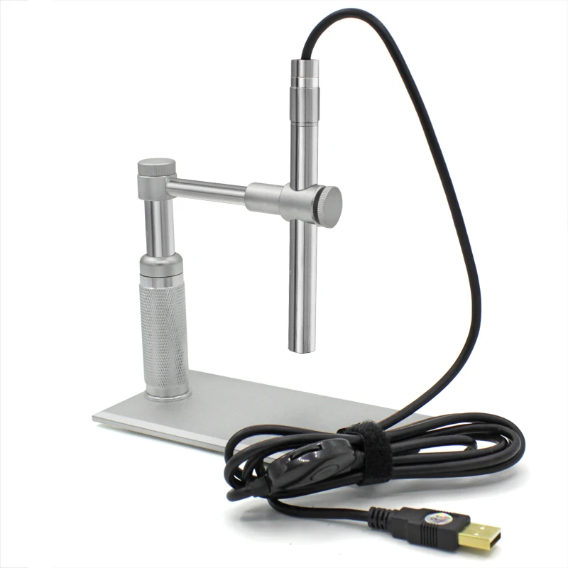 Imagem -05 - Endoscópio Digital Usb 1500x com 2mp 12 mm Led Portátil de Metal Suporte Caneta Microscópio