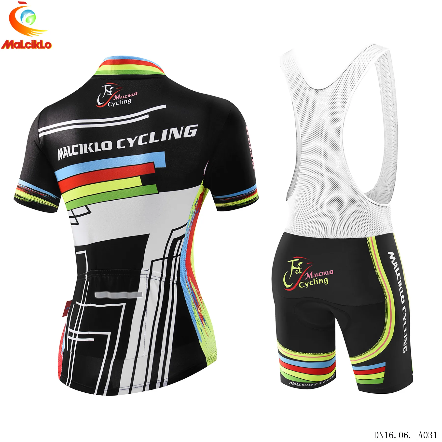 Malciklo Women Cycling Jersey Set Summer Anti-UV 2020 Bike Wear Short Sleeves Cycling Clothing Kits Maillot Ropa Ciclismo