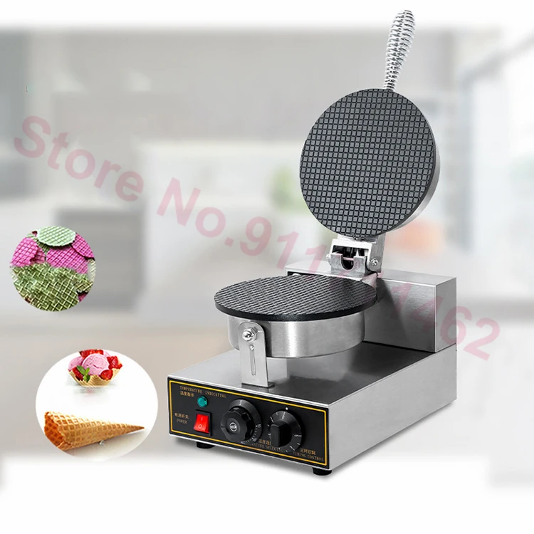 Waffle Maker Electric Ice Cream Cone Maker Crispy Egg Roll Maker Bakeware Baking Tool Non-Stick Accessories