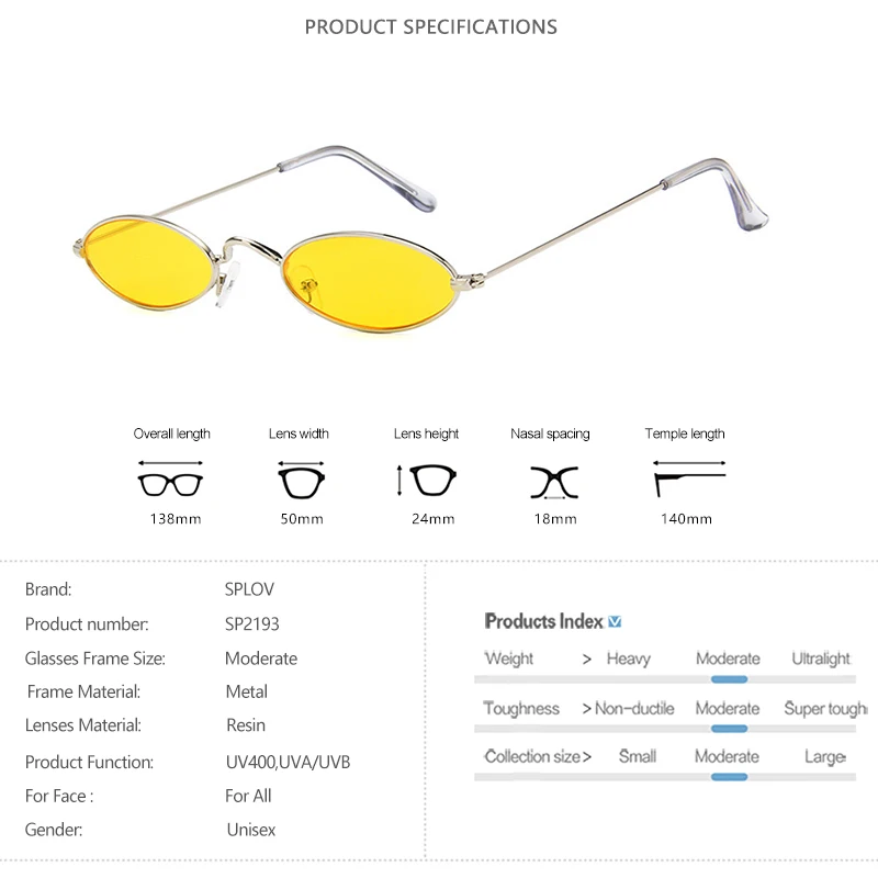 Retro Small Oval Sunglasses Men Women SteamPunk Vintage Sun Glasses Street Fashion Eyewear Stylish Shades Oculos De Sol UV400 5