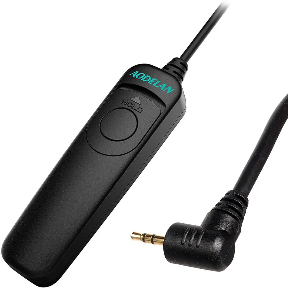 Cable de liberación de obturador de control remoto con cable RS-C6 para Canon R6 M6 M5; Fujifilm GFX50SII Olympus OM-1 E-M5III; Pentax K-3III K-1