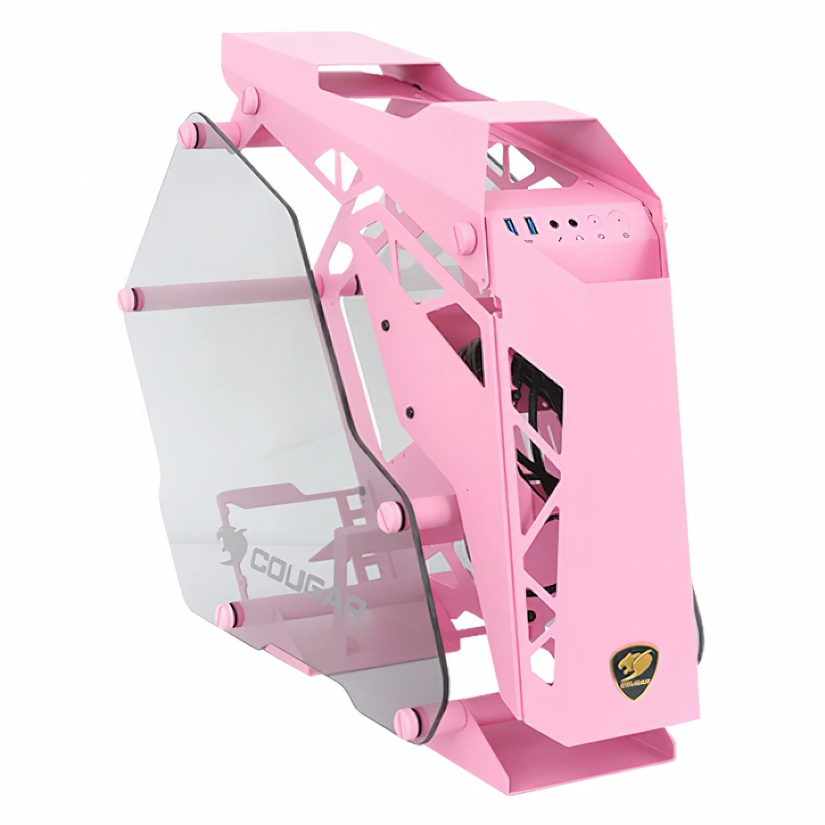 COUGAR CONQUER MINI ITX Chassis PC Case Pink