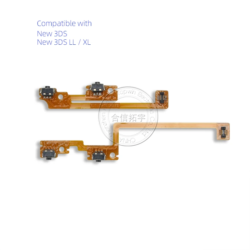 HOTHINK 1pair Replacement L R Key Buttons Flex FFC Cable for New 3DSXL LL 3DS Left Right FPC Repair Circuit Board