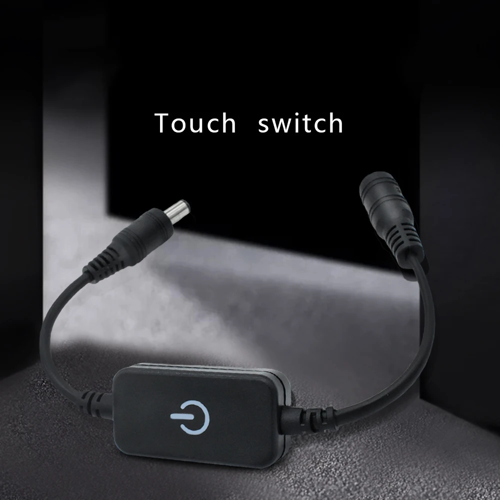 DC 12V-24V Touch Switch For LED Strip Light Touch Dimmer LED Tape Switch For Connecting Single Color LED Strip