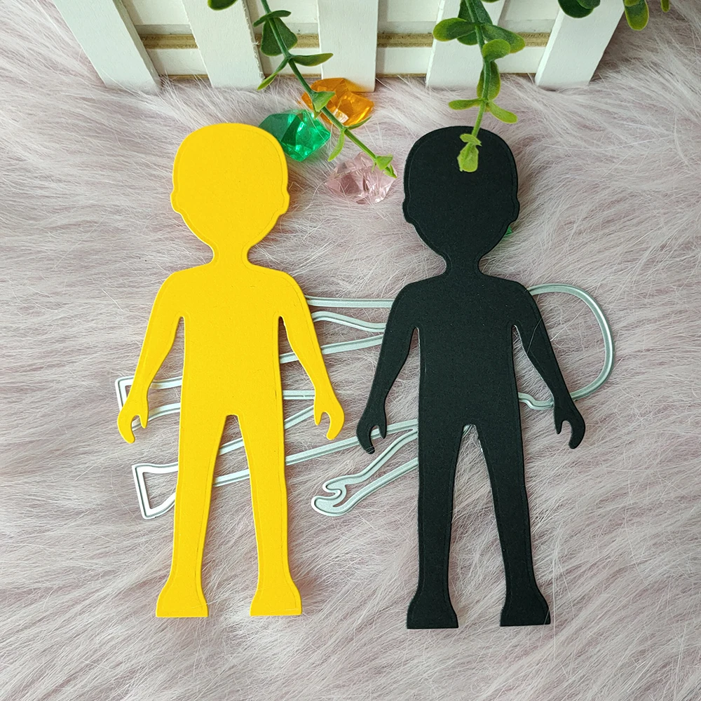 New Characters little boys Metal Cutting Dies Decorative DIY Scrapbooking Steel Craft Die Cut Embossing Paper Cards Stencils