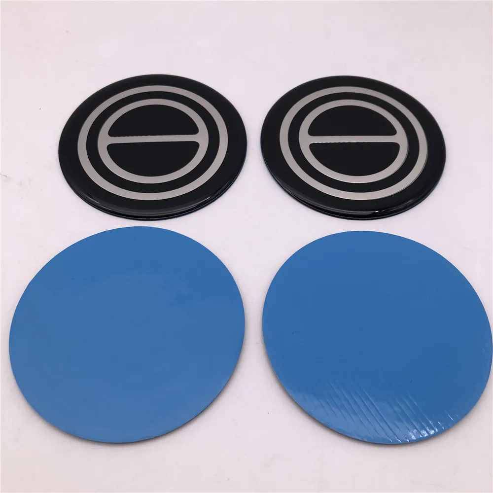 4PCS Set Aluminum Epoxy Resin 90mm 3.55“ Fit for 1980-1996 F150 Bronco Car Wheel Hub Center Cap Badge Emblem Sticker