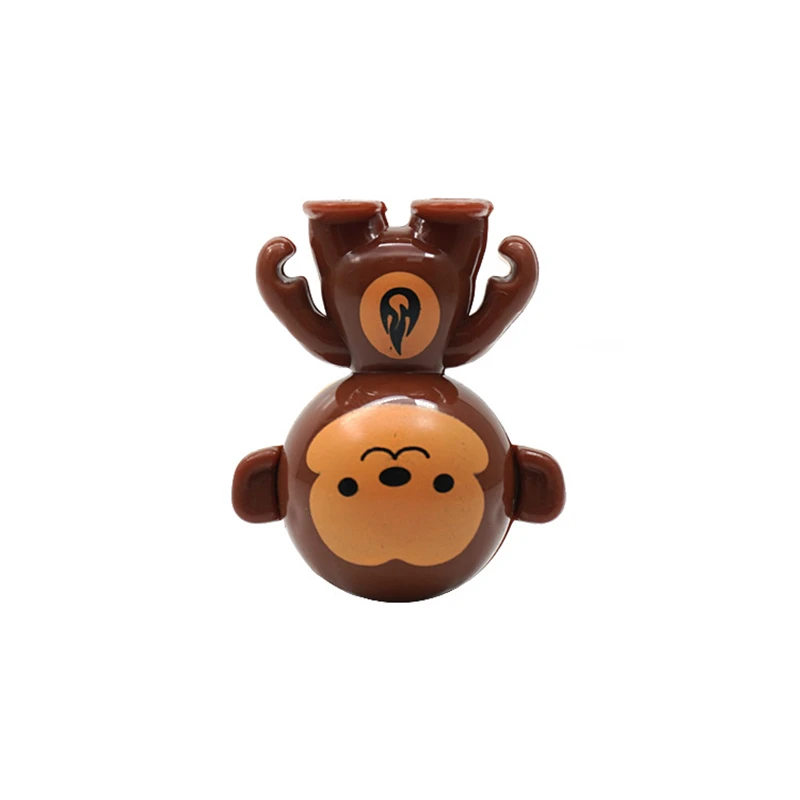 3pcs Creative Cute Unbeatable Monkey Tumbler Spinning Stunt Antistress Toy Stress Relief Desktop Toys For Children Party Gifts