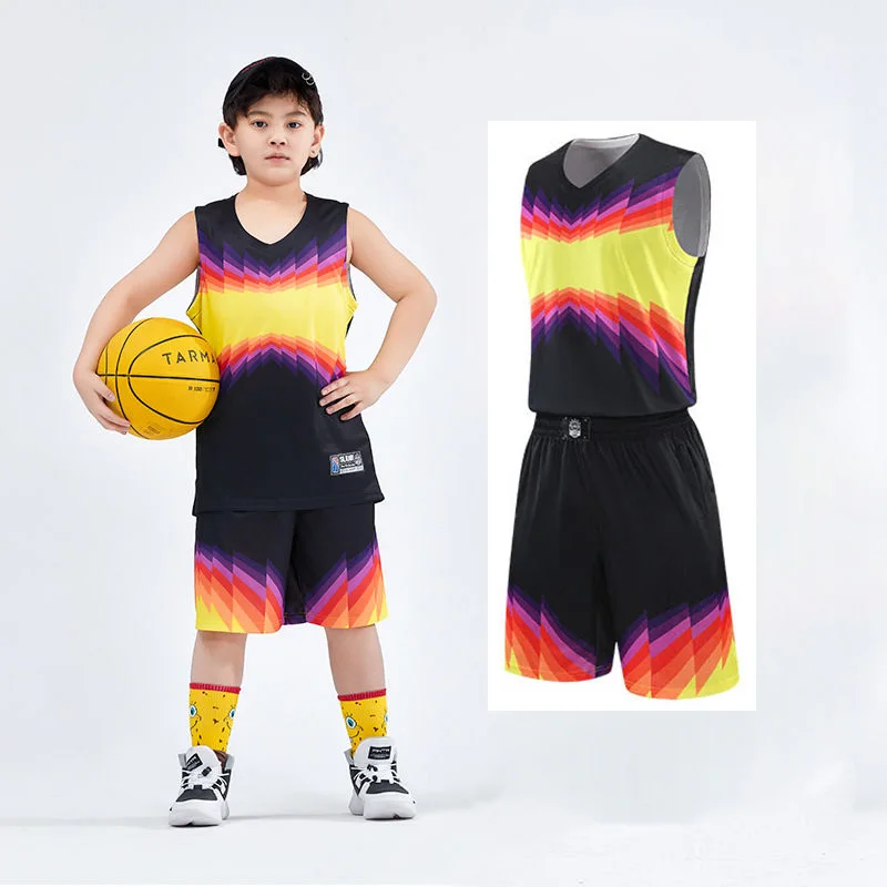 

Adult Children Basketball Jerseys Men Boys Girls Sets Kids Uniforms Fitness Football Tennis Student Tracksuit GYM Suits 7705