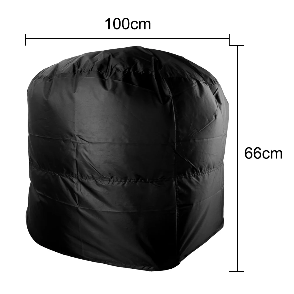 Outdoor Barbecue Cover Duty Grill Cover Rain Protection BBQ Cover Round bbq Grill Black Outdoor Dust Waterproof Weber Heavy