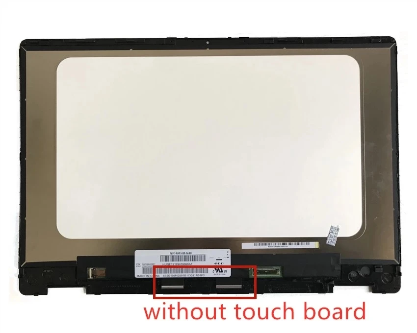 Imagem -04 - Kit de Reposição de Tela Lcd para hp Pavilion X360 14- 14 Dh0008ca 14-dh 14.0 Polegadas Fhd Tela Touch Peça de Substituição