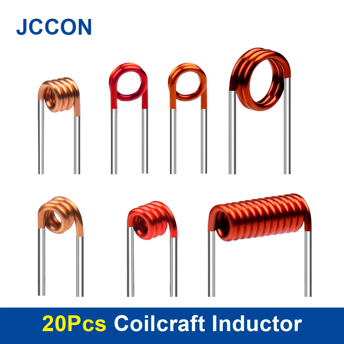 Inductor Coilcraft de 20 piezas, bobina hueca de alambre de cobre, Inductor FM por Control remoto, 0,7x3,0x1,5 T, 2,5 T, 3,5 T, 4,5 T, 5,5 T, 6,5 T, 7,5 T