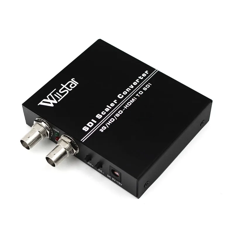 Wiistar HDMI to SDI Scaler Converter 1080p Full HD 2 Port SD-SDI/HD-SDI/3G-SDI BNC SDI for TV DVD Monitor