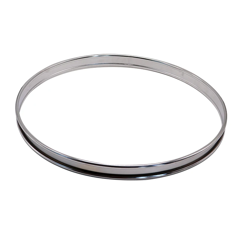 22inch 20inch silver color bass drum hoop metal hoop