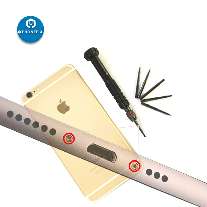 Mágneses Alaposság Csavarhúzó állítsa  phillips torx pentalobe 6 ben 1 professzionális javító kezét Munkaeszköz készlet  számára IPhone telefont nézni PC