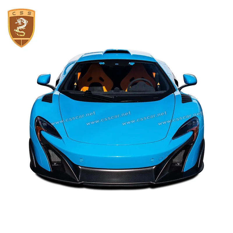 

For Mclaren 650S 2014-2016 Full Carbon with Fiber Glass Fender Flares Tuning 675LT Style Mudguards Car Decoration
