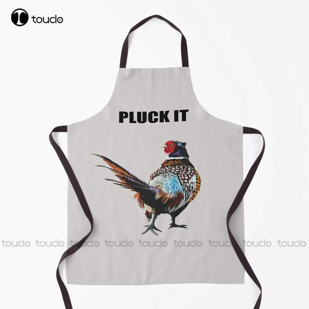 Pluck It Pheasant Humour Apron Cooking Aprons  For Women Men Unisex Adult Garden Kitchen Household Cleaning Apron