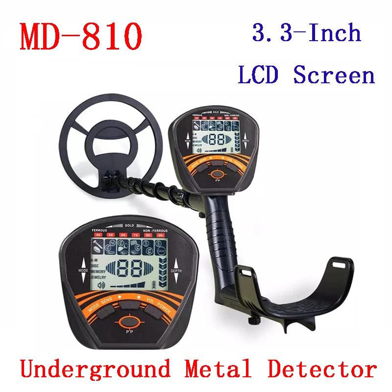 MD-810 Underground Metal Detector Professional Waterproof High Sensitivity Portable Treasure Hunter Gold Digger Gold Detector