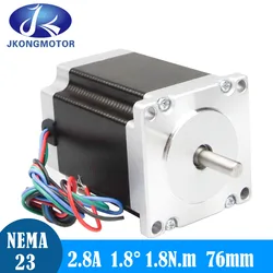 JkongmotorNema 23 Stepper Motor 76 mm 1.89 N.m 1.8 deg 4 lead Nema 23 Step Motor 2.8 A for DIY CNC 3D Printer