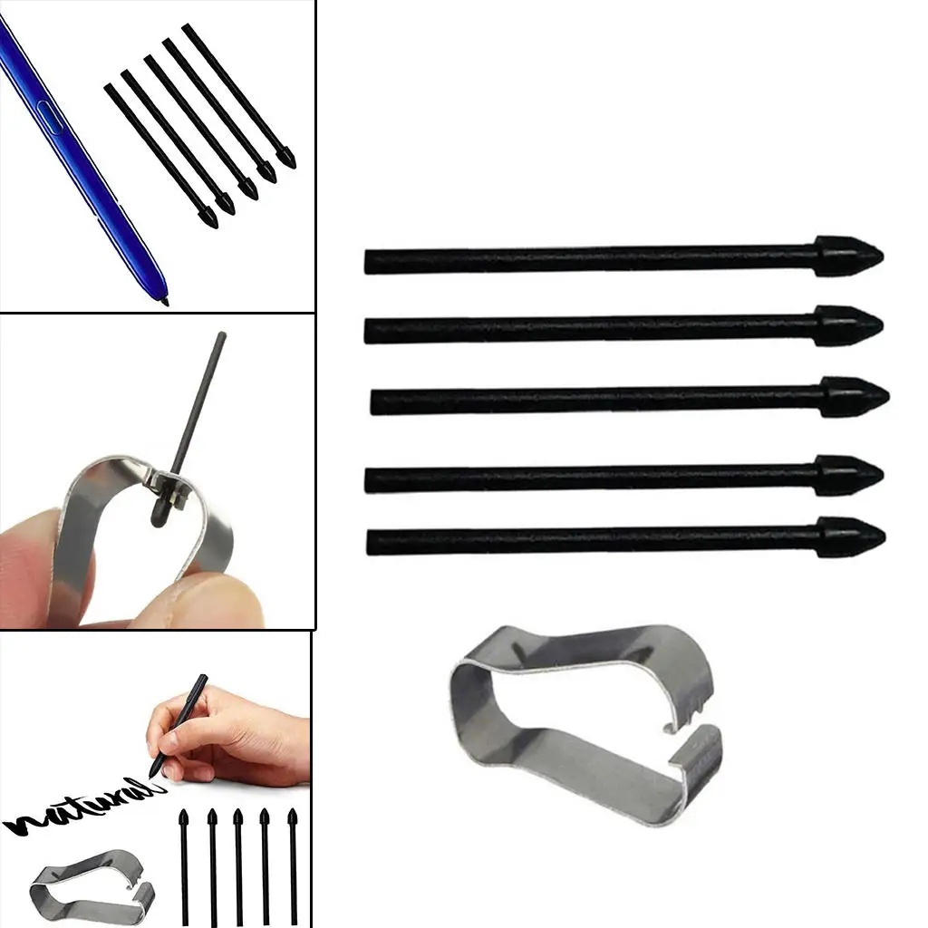 5 stück S-Stift Schreibfedern mit Befestigungs Rahmen Touch Stylus Tipps für Tab S6 Tab S6 Lite S7 S7 + für Note 10 Hinweis 20 Zeichnung