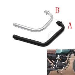 For Honda CG125/WY125 CG150 Vintage Retro Metal Modified Motorcycle Exhaust Muffler  Front Pipe