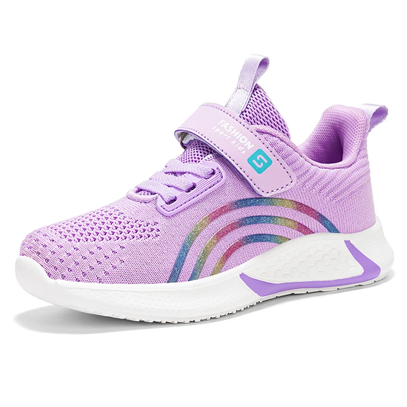 Spring Autumn Kids Shoes Baby Girls Children's Casual Sneakers Breathable Soft Anti-Slip Walking Running Sports Shoes Size 26-38