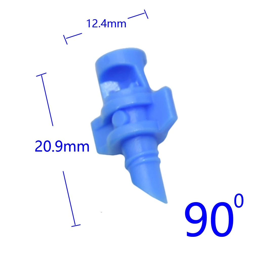 60pcs 90° 180° 360° Angle Simple Refraction Sprinkler Nozzle Head High Quality Garden Fruit Tree Irrigation Misting Nozzle