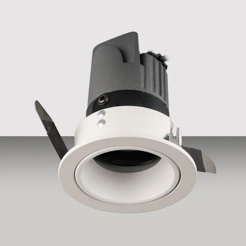 Rimle No Flickering Anti Glare LED Recessed Downlight 5W 12W 15W LED Ceiling Spot Light For Hotel Corridor Bedroom Living Room