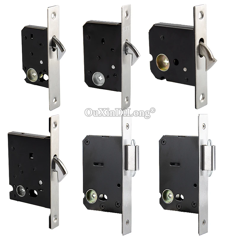 

European Mortise Door Lock body Sliding Door Hook Tongue Mute Door Lock body Repair Parts