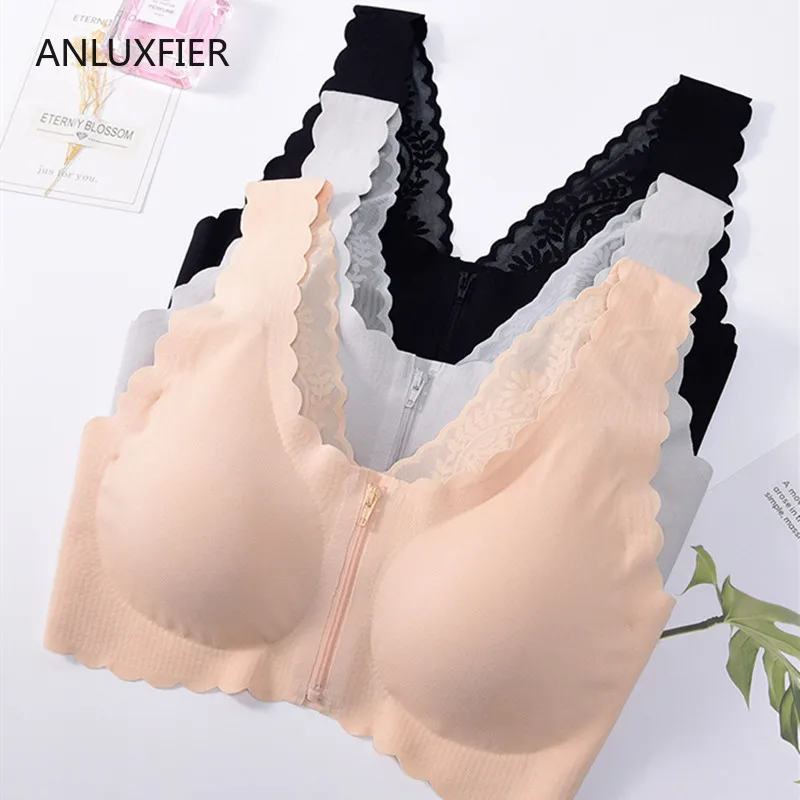 

H9692 Women Special Bra Underwear Without Steel Ring After Breast Cancer Surgery Comfortable Gathering Embroidery Bras Lingerie