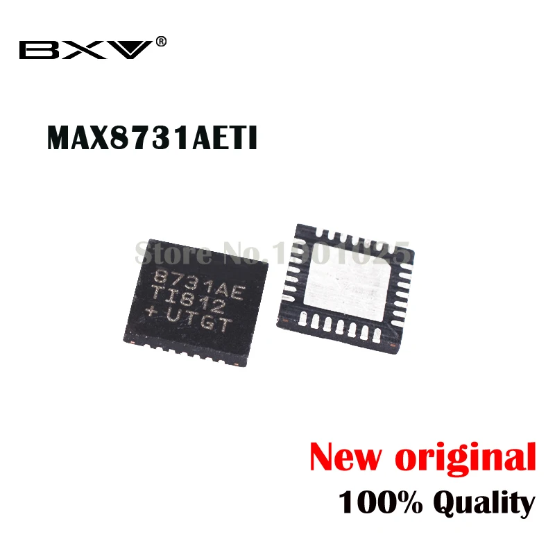 5pcs MAX8731AETI MAX8731AE MAX8731A MAX8731 8731AE  QFN-28 New original