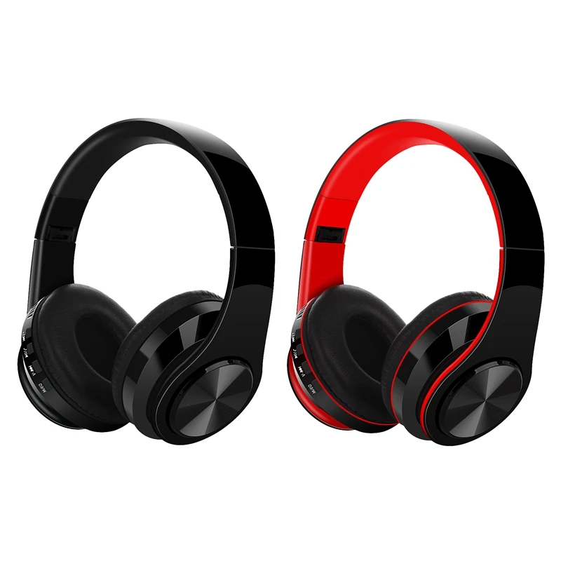 

B3 Bluetooth Headset, Hi-Fi Stereo Wireless Card, Foldable Bluetooth Headset With Wire Mode Built-In Micro-phone