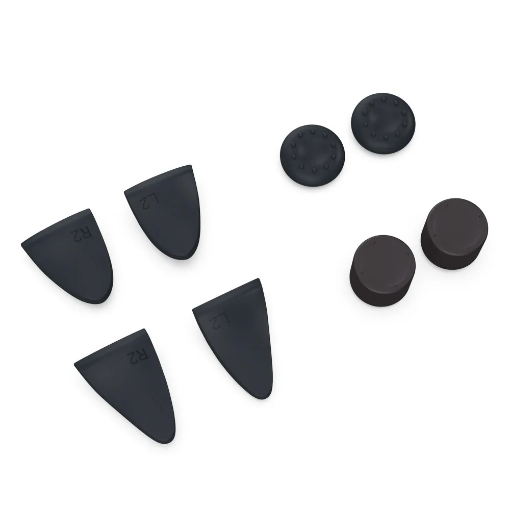 OSTENT-Polegar Vara Aperto Joystick Caps Set, Extensores de botão gatilho para Sony PS5, controlador para PS5, L2 R2, 8 em 1