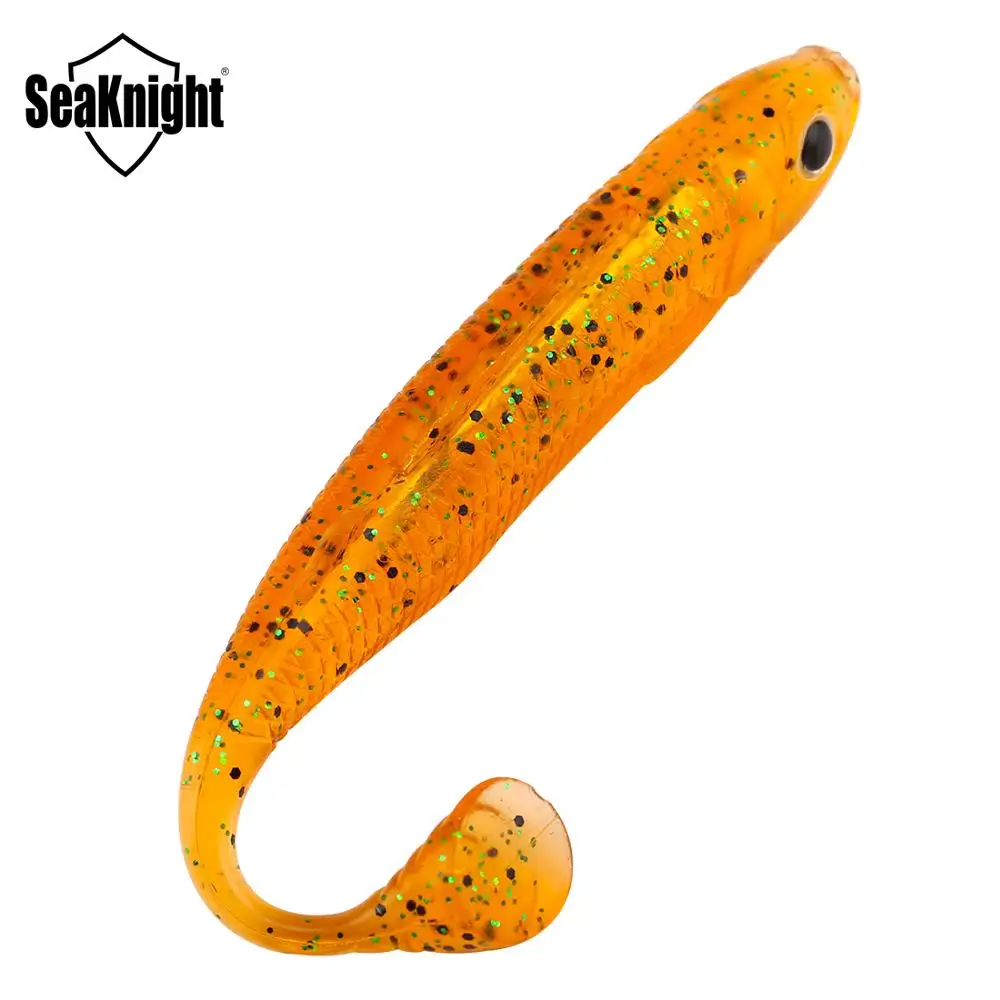 SeaKnight Brand Soft Lure 6g 10cm 3.9inch Deep Fish Shape Soft Bait Fishing Lure Saltwater/Freshwater Fishing 4 Pieces / Bag