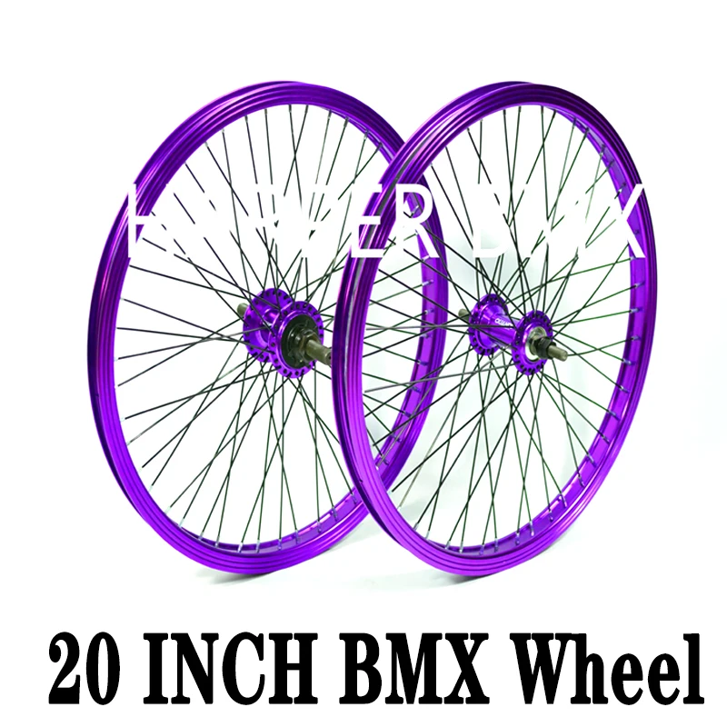 20Inch BMX Wheel  Bearing HUB 36 Hole Wheel Bmx Spokes Aluminum Alloy RIM BMX Wheels Accessories