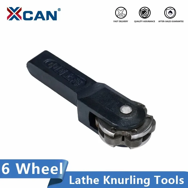 

XCAN 6 Wheel Lathe Knurling Tools CNC Lathe Tool Holder Hob