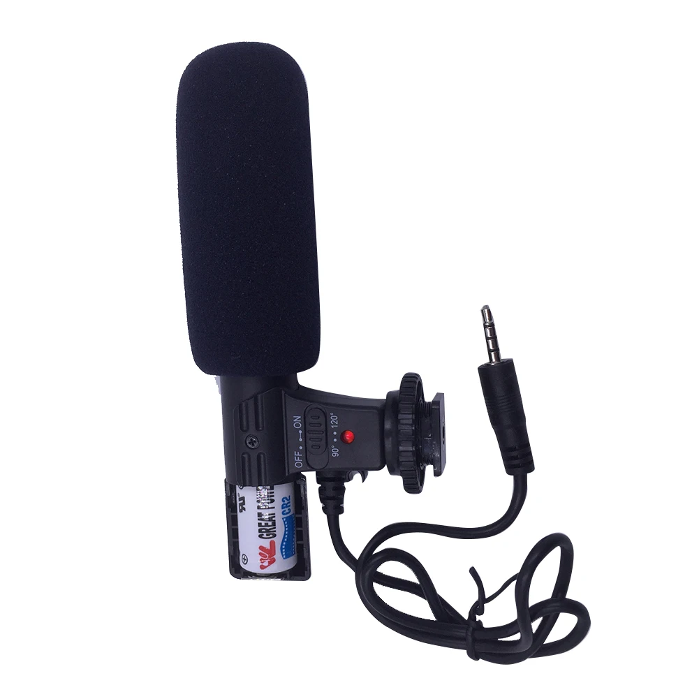 3 5mm Stereo Camera Microphone VLOG Photography Interview Digital Video Recording Microphone for DSLR Camera
