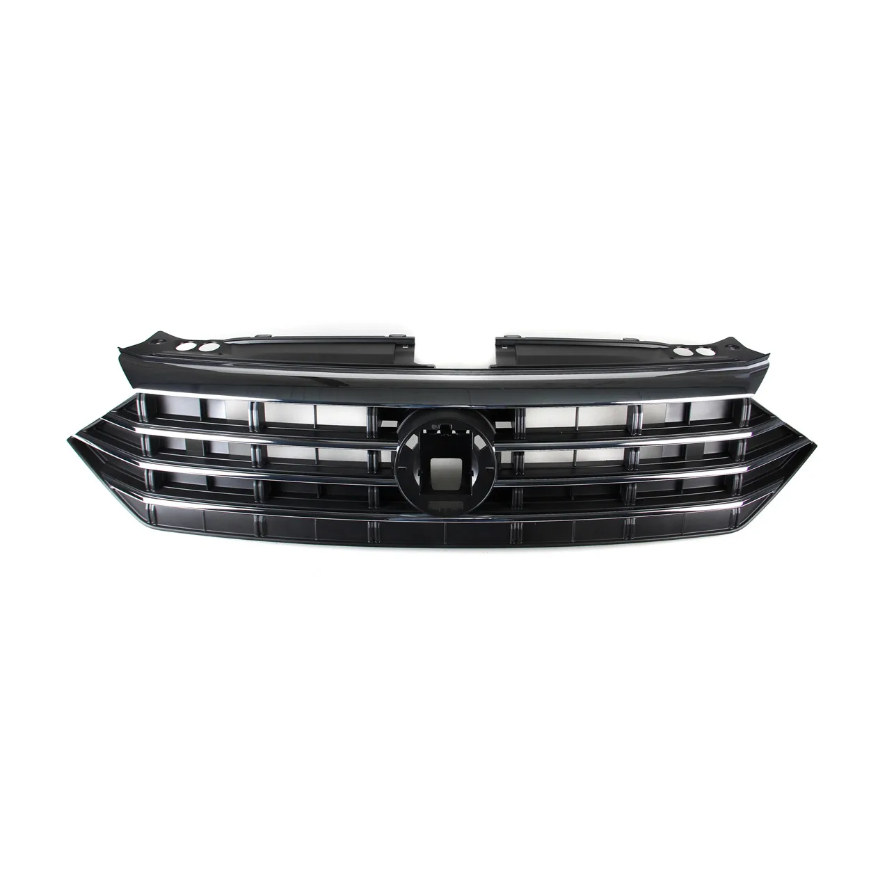 17A 853 651L Black Front Bumper Chrome Assembly Grille Grill Fit For VW Jetta MK7 17A853651E