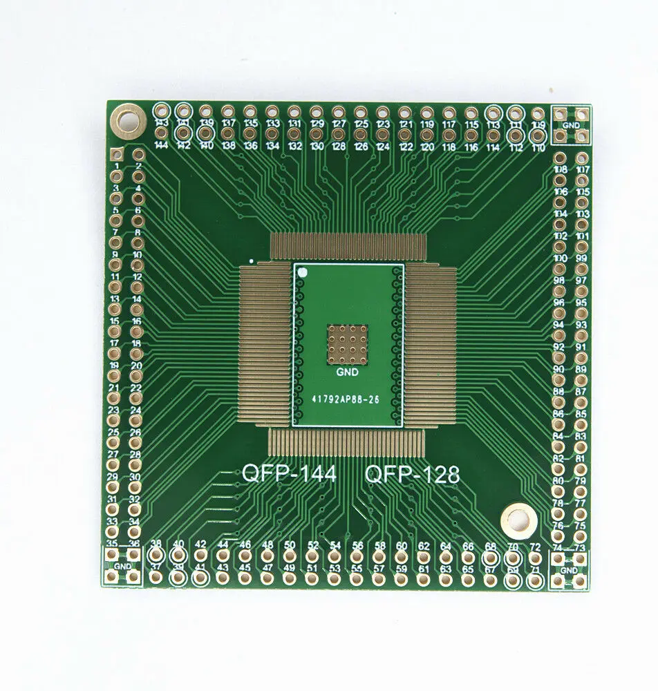 LQFP144 LQFP128 to DIP 어댑터 핀 피치 0.5MM PCB 컨버터 SMD to DIP