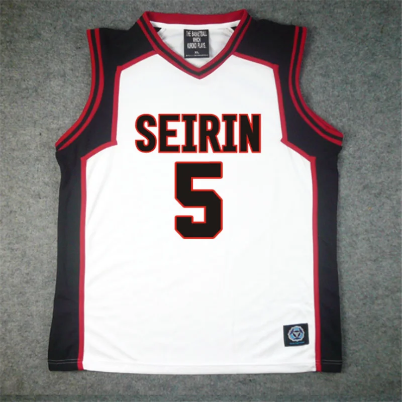 3D Kuroko no Basket Basuke Cosplay Uniform SEIRIN Basketball Jersey Number 10 11 Kagami Taiga Sportswear Tees Shorts Costume Set