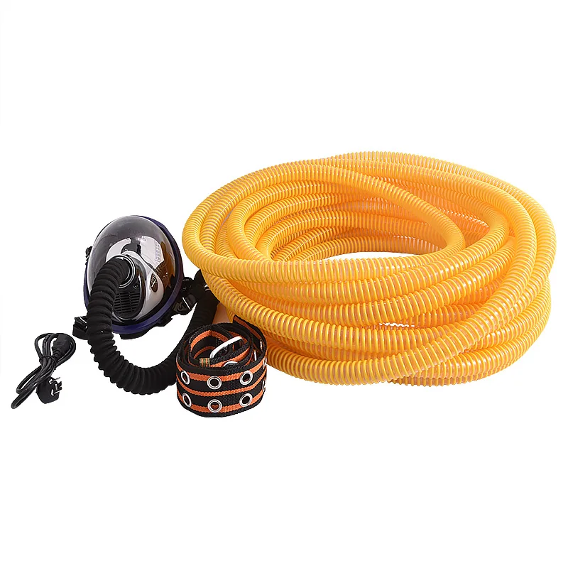 Máscara elétrica de fluxo constante para uma pessoa, fornecida por companhia respiradora de ar fresco, face completa, 120w