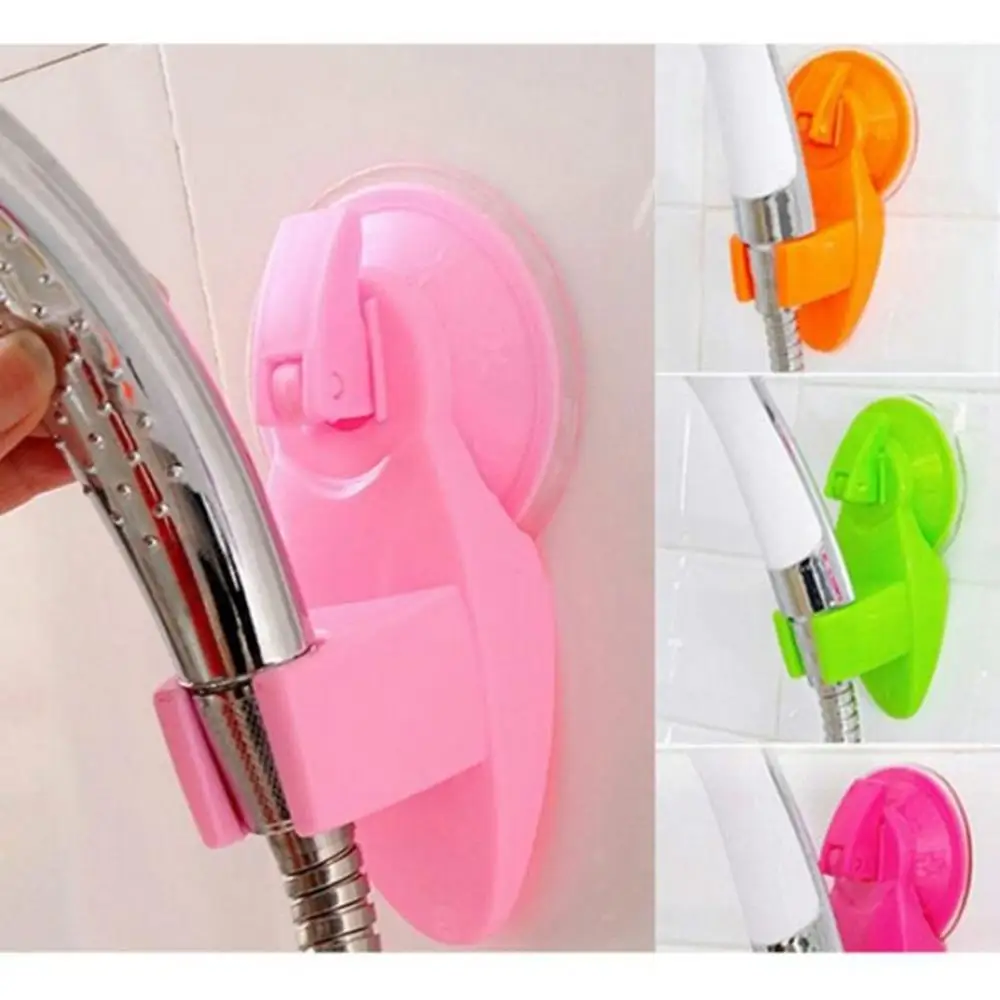 

Bathroom Shower Strong Attachable Holder Shower Head Movable Bracket Powerful Suction Shower Seat Chuck Holder Bath Accessories