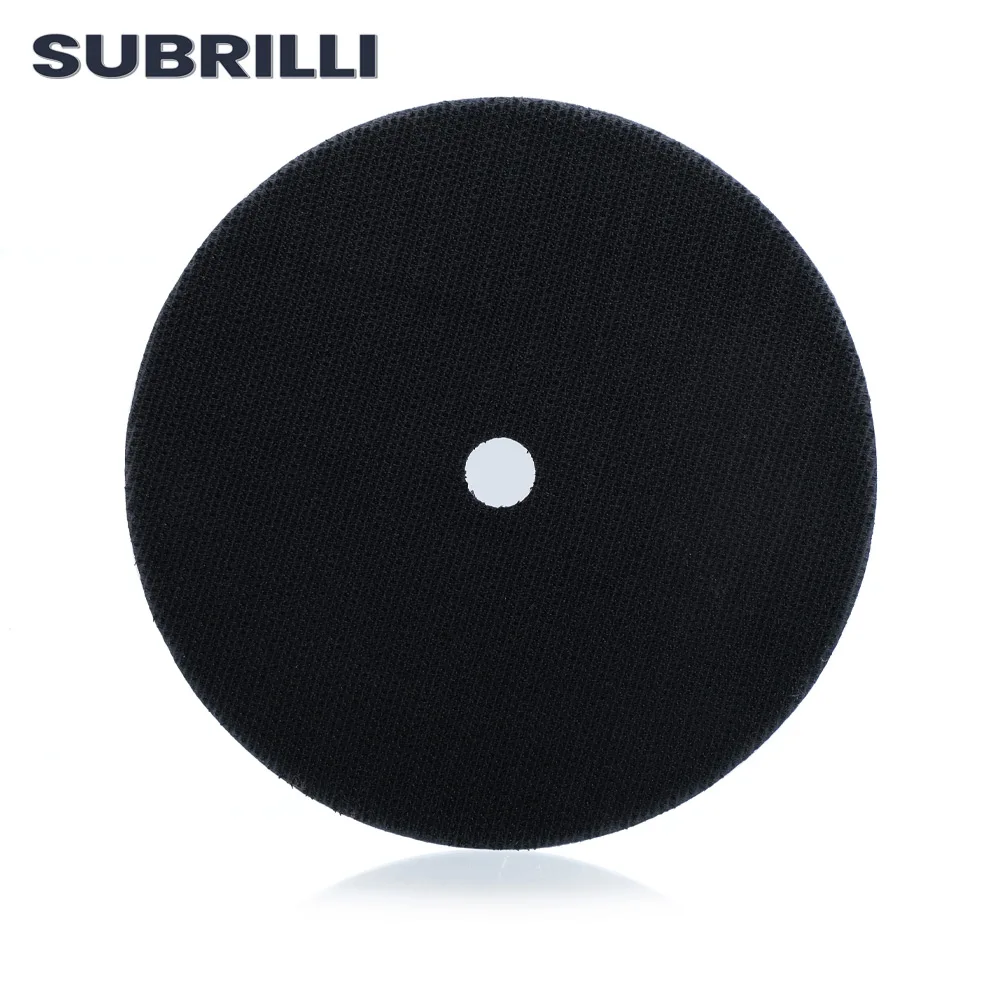 SUBRILLI 5" Aluminum Back Pad for Sanding Disc Grinder 125mm Diamond Polishing Pads M14 5/8-11 Thread Backing Holder Plate