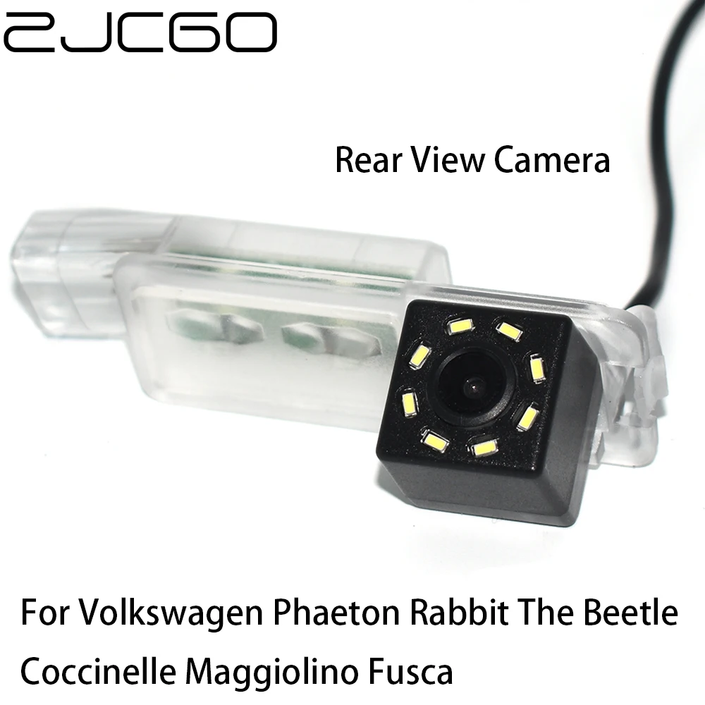 ZJCGO CCD HD Car Rear View Reverse Back Up Parking Camera for Volkswagen Phaeton Rabbit The Beetle Coccinelle Maggiolino Fusca