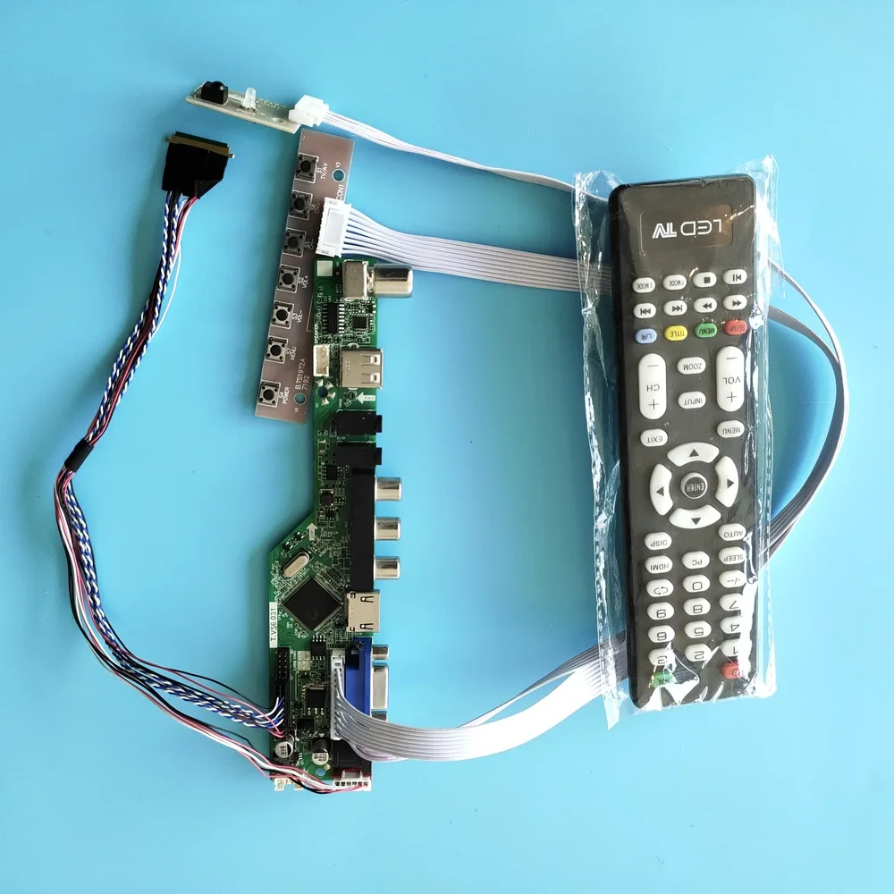 Комплект для LP133WH2 TL контроллер доард HDMI удаленного Экран аудио LVDS 40pin VGA ТВ Панель светодиодный ЖК-дисплей USB 1366x768 AV Дисплей монитор